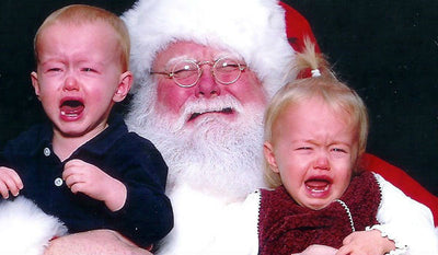 Santa Baby | 10 hilarious photo ideas for your children and Santa