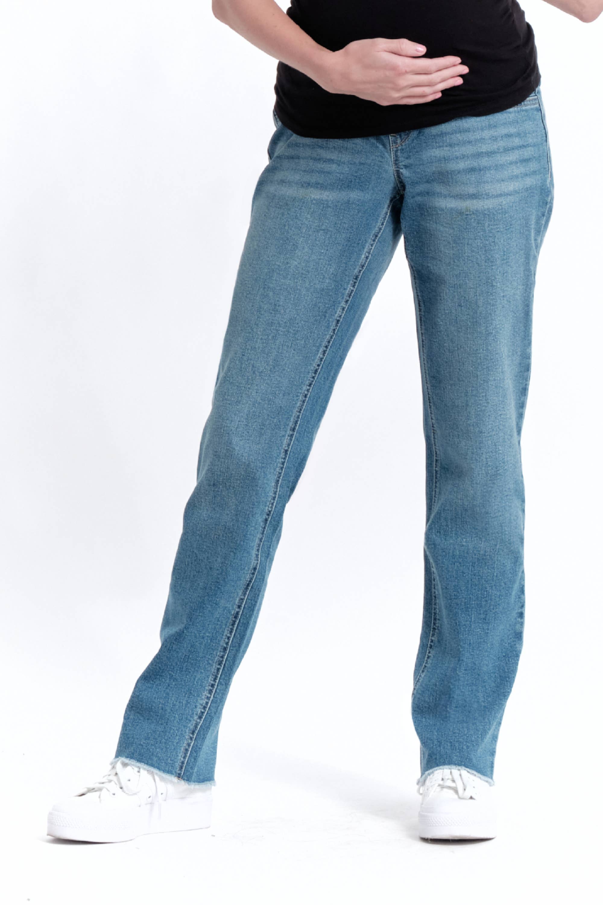 Ella Bella Maternity Maternity 32” Relaxed Straight Leg Jean w