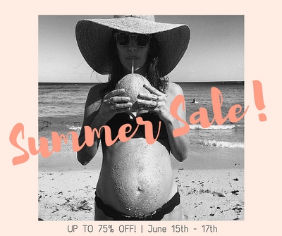 It's bout that time...Up to 75% Off Summer Maternity, Nursing + Bebe!
