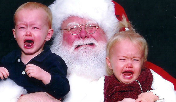 Santa Baby | 10 hilarious photo ideas for your children and Santa ...