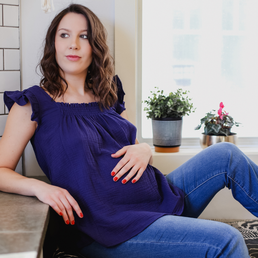 Blue Maternity T-Shirts