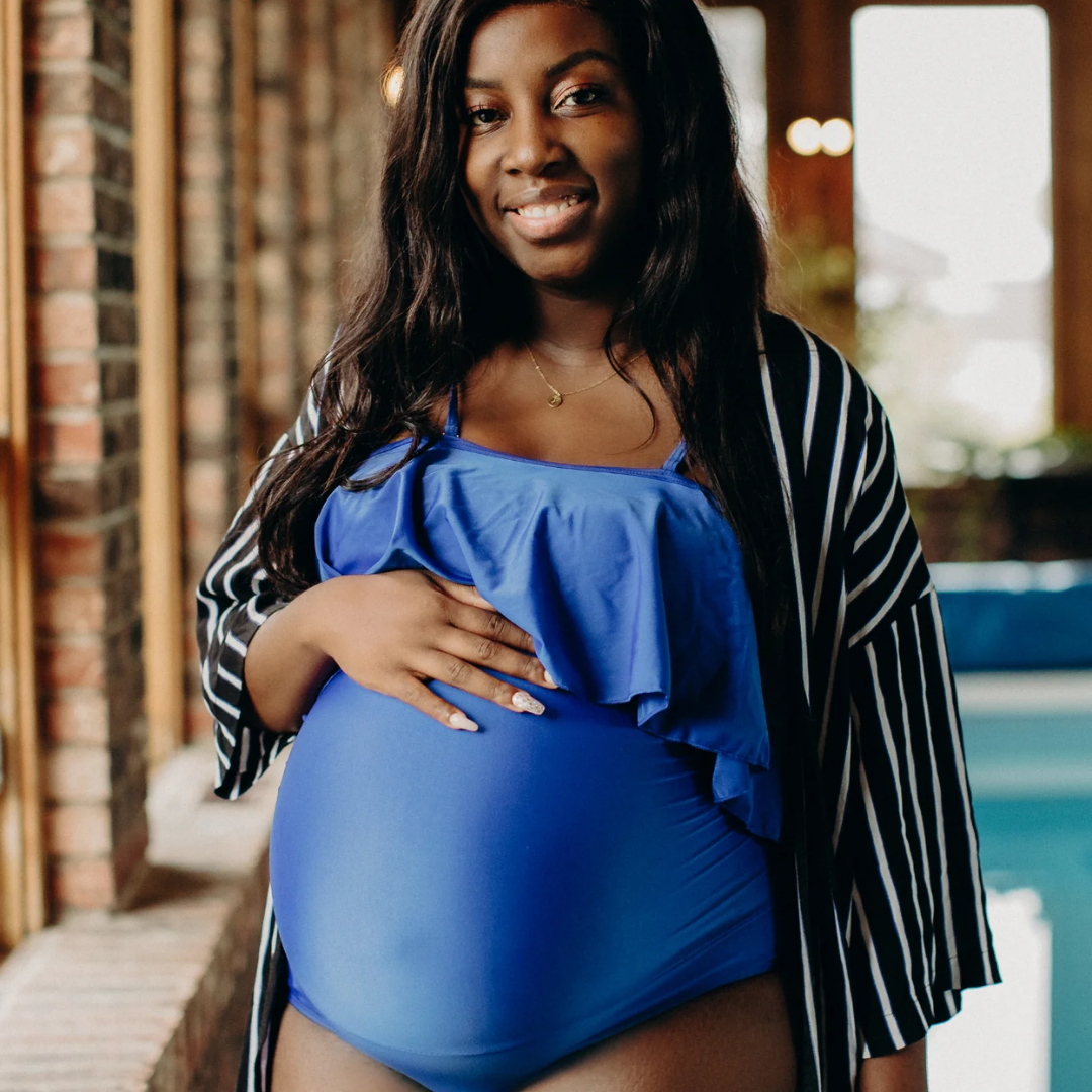 Blue Maternity Swimsuits