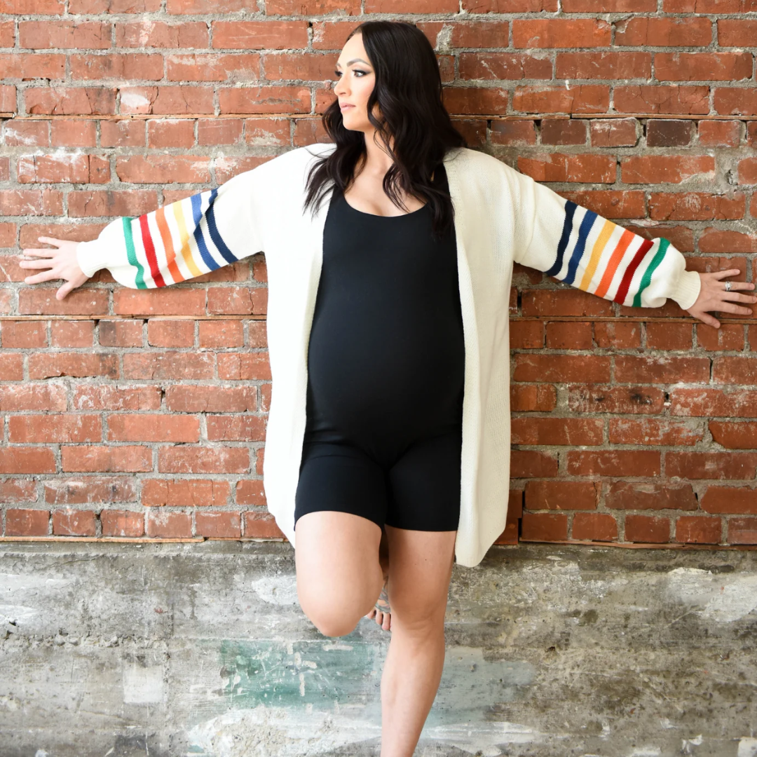 White Maternity Cardigans