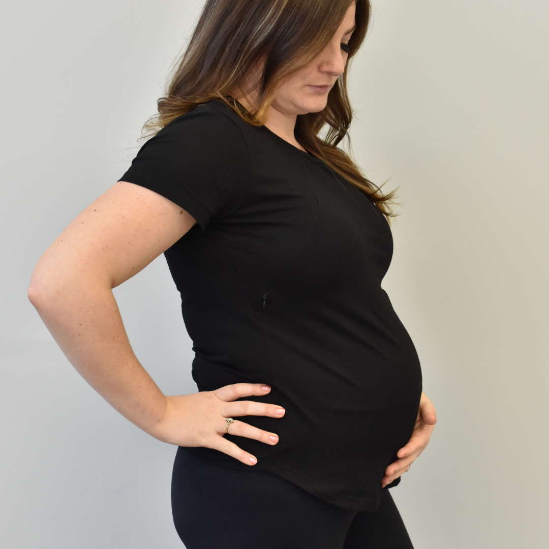 Black Maternity T-Shirts