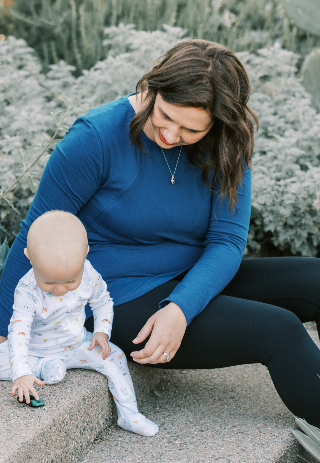 Zoe Zipper Long Sleeve Nursing Top