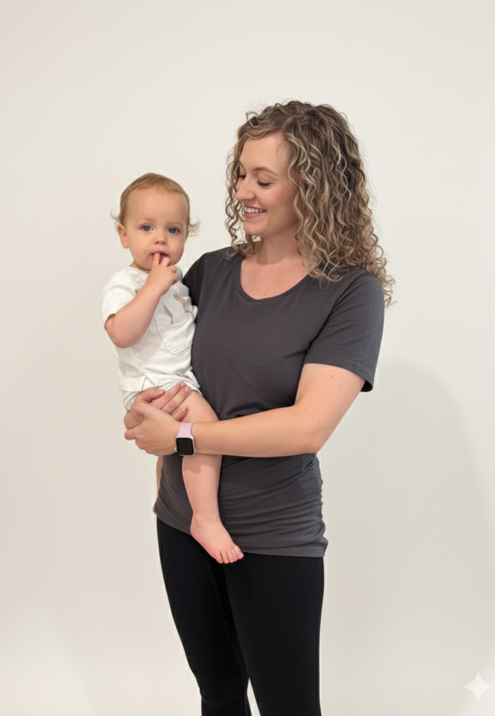 Jenny Short Sleeve Nursing Tee Shirt