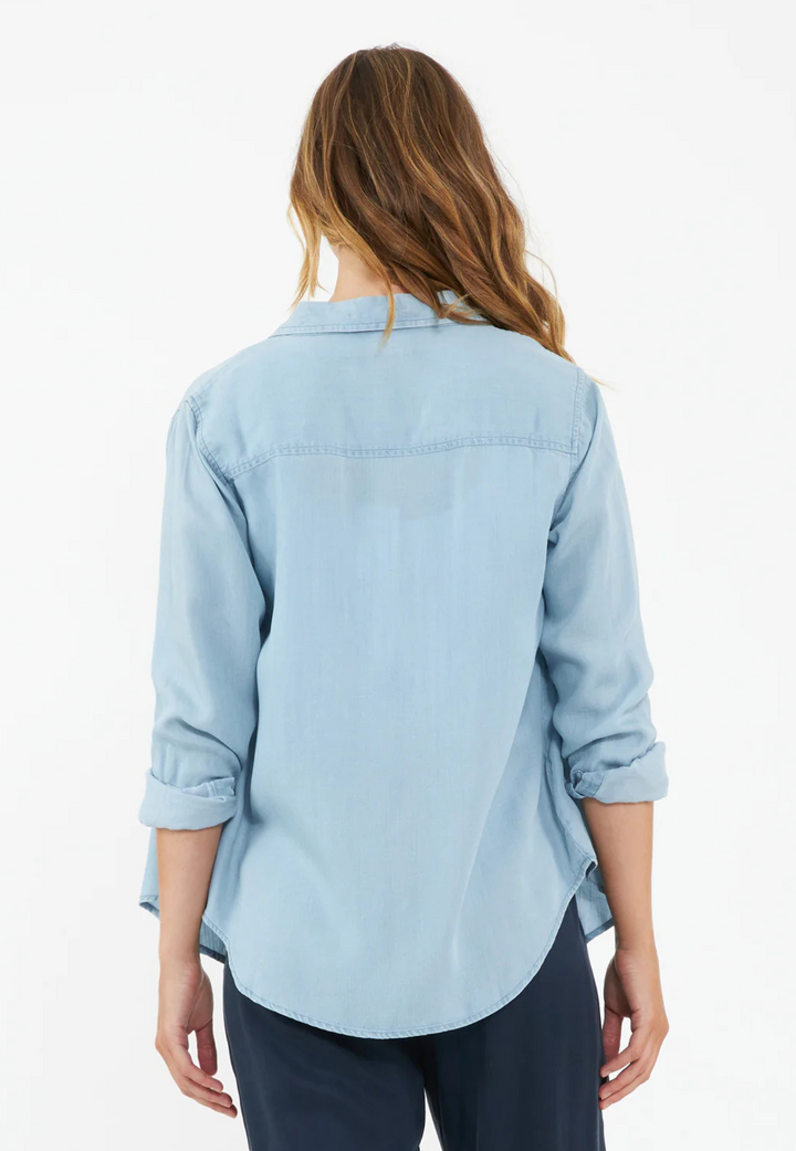 Bec Chambray Shirt Clean Fade