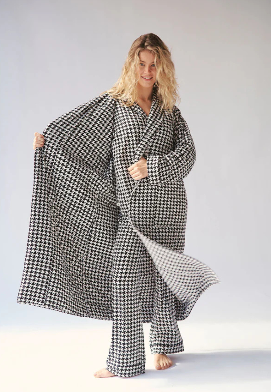 Luxurious Quilted Bamboo Robe by Bambi and Birdie