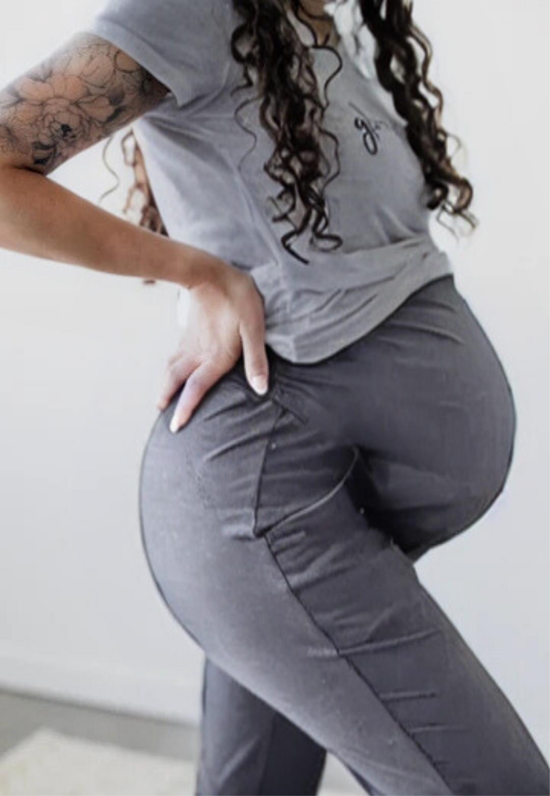 Grey Maternity Lounge Pants by Ella Bella Basics ™️