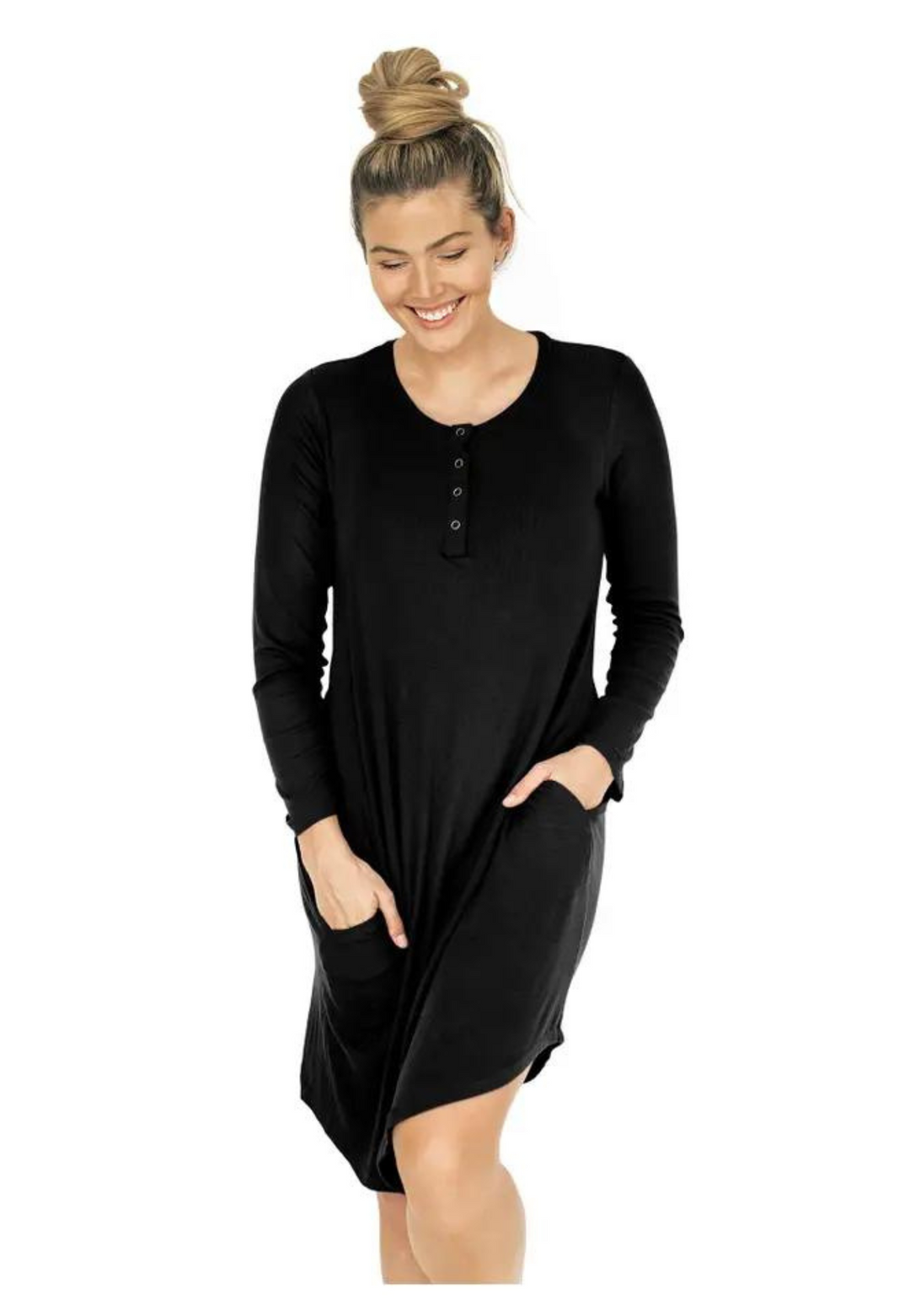 Bamboo Maternity Nursing Nightgown