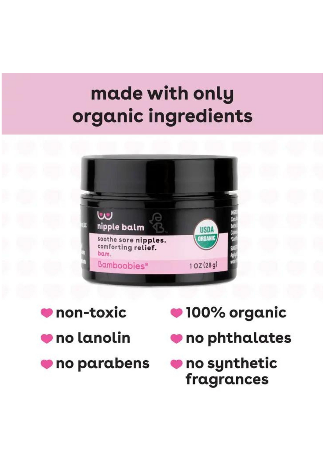 Bamboobies Organic Nipple Balm