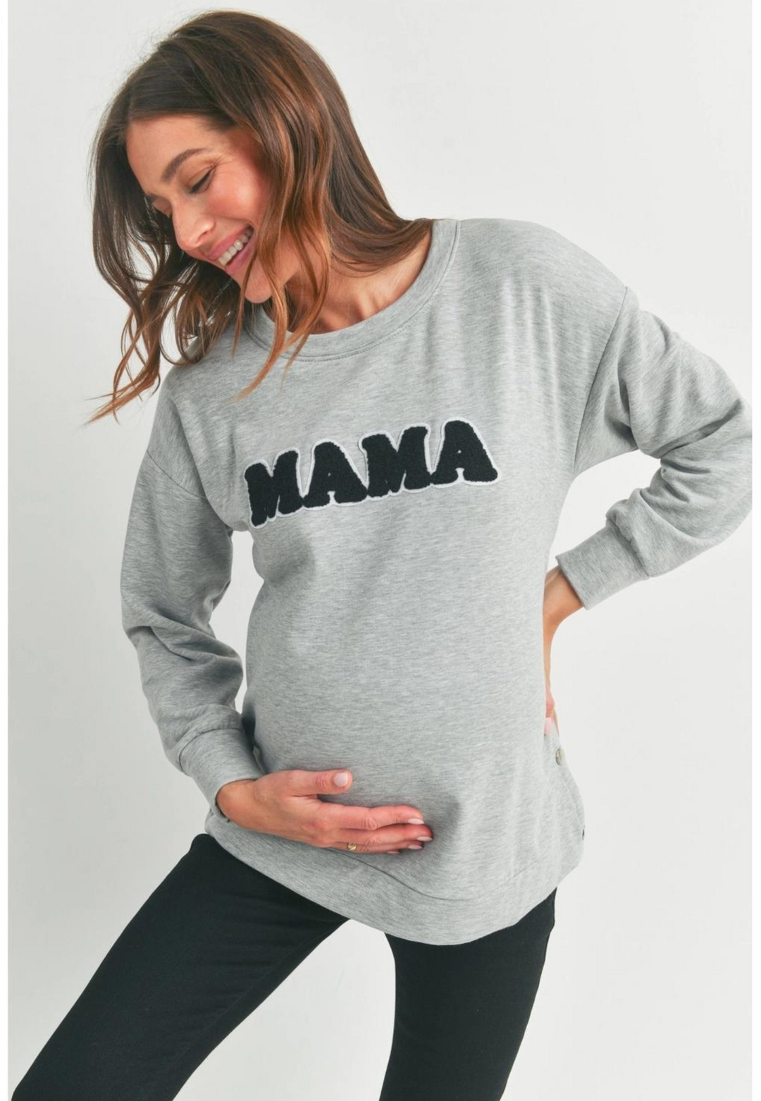 Maternity graphic tee. Pregnancy t-shirts. Maternity clothes. Cute maternity outfits. Pregnancy attire.  Maternity boutique. Maternity shops Canada. Maternity fashion Canada.