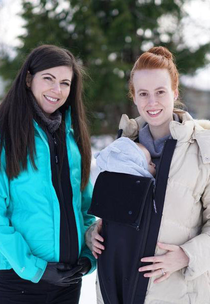 MakeMyBellyFit Universal Jacket Extender for Maternity and Babywearing, Fits Most Zips, Black, One-Size