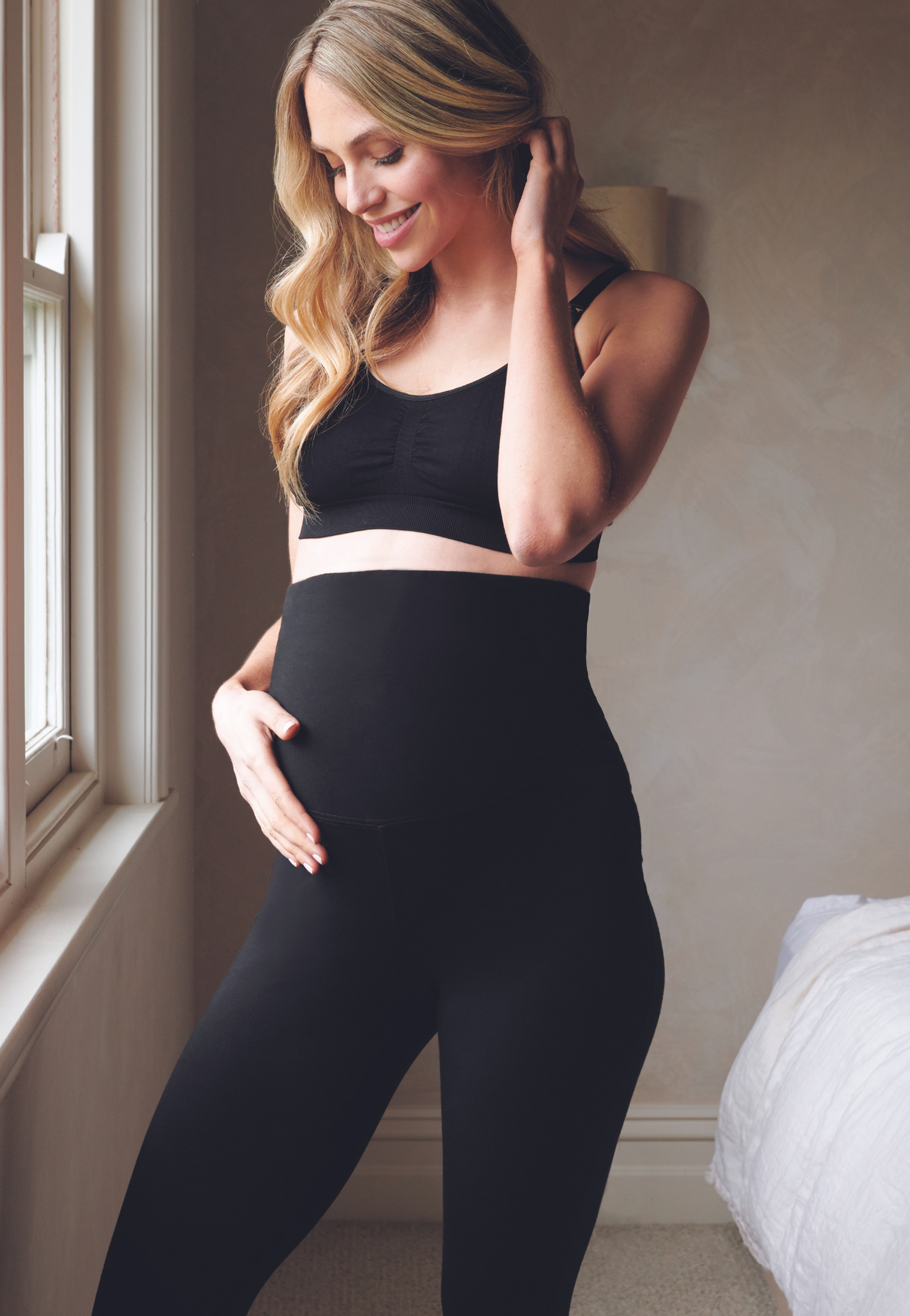 Basic maternity leggings - Bottoms - Maternity - CLOTHING - Woman 