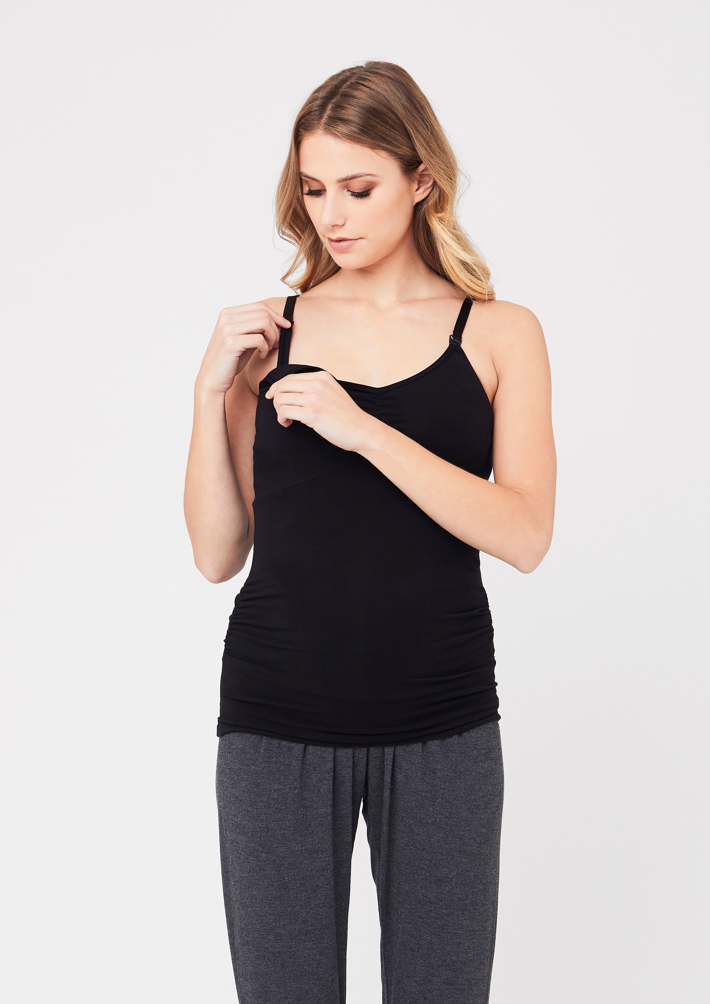 Featherweight Easy Access Nursing Crossover Tank