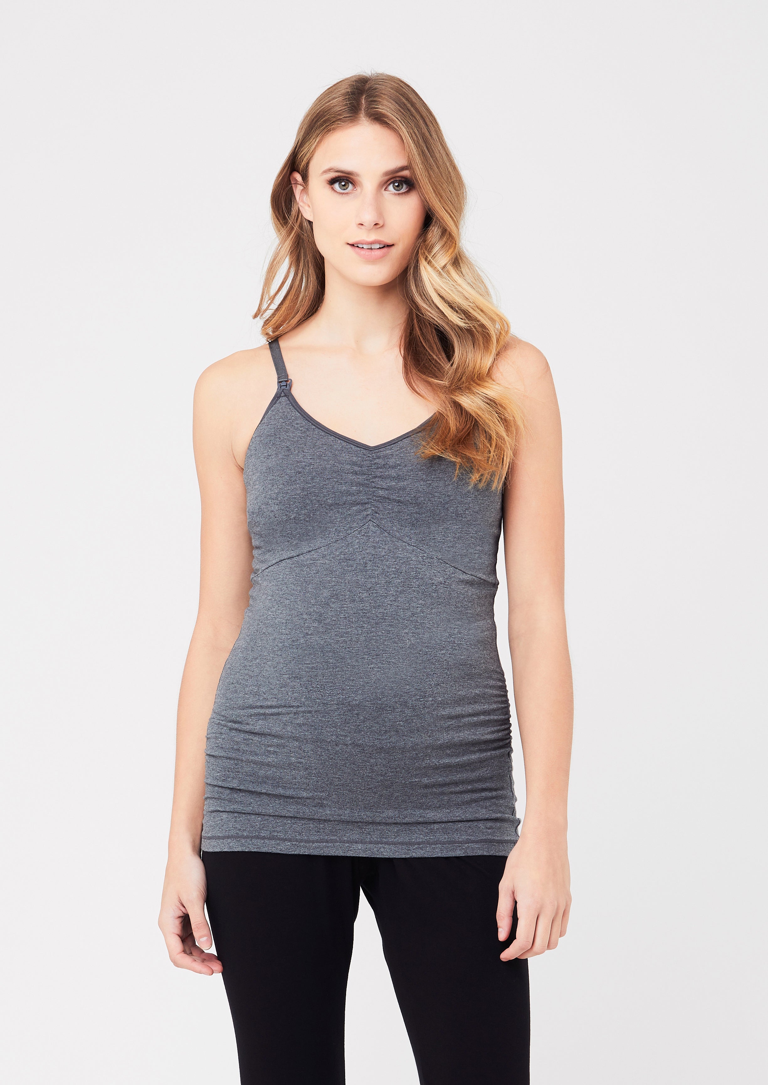Built in Bra Tops Women Loose Fit Short Sleeve Wear Summer Padded Bra  Breathable Lounge T-Shirts,Grey-Large : : Clothing, Shoes &  Accessories